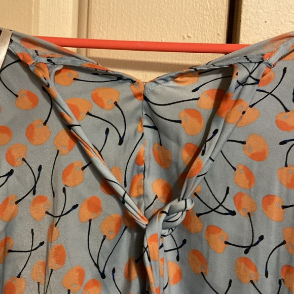 Free people cropped flared sleeve blouse size XS - Picture 6 of 9